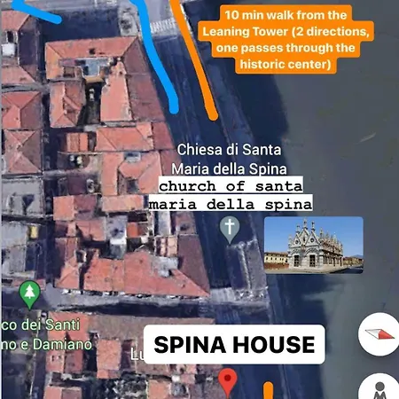 Centro Storico Spina White House 아파트 피사